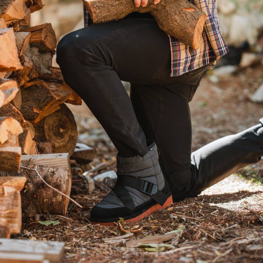 botas BEARPAW conner negro hombres PD28515