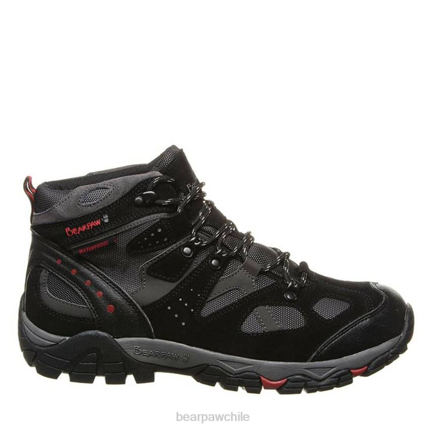 caminantes BEARPAW brock ancho Gris oscuro hombres PD28557