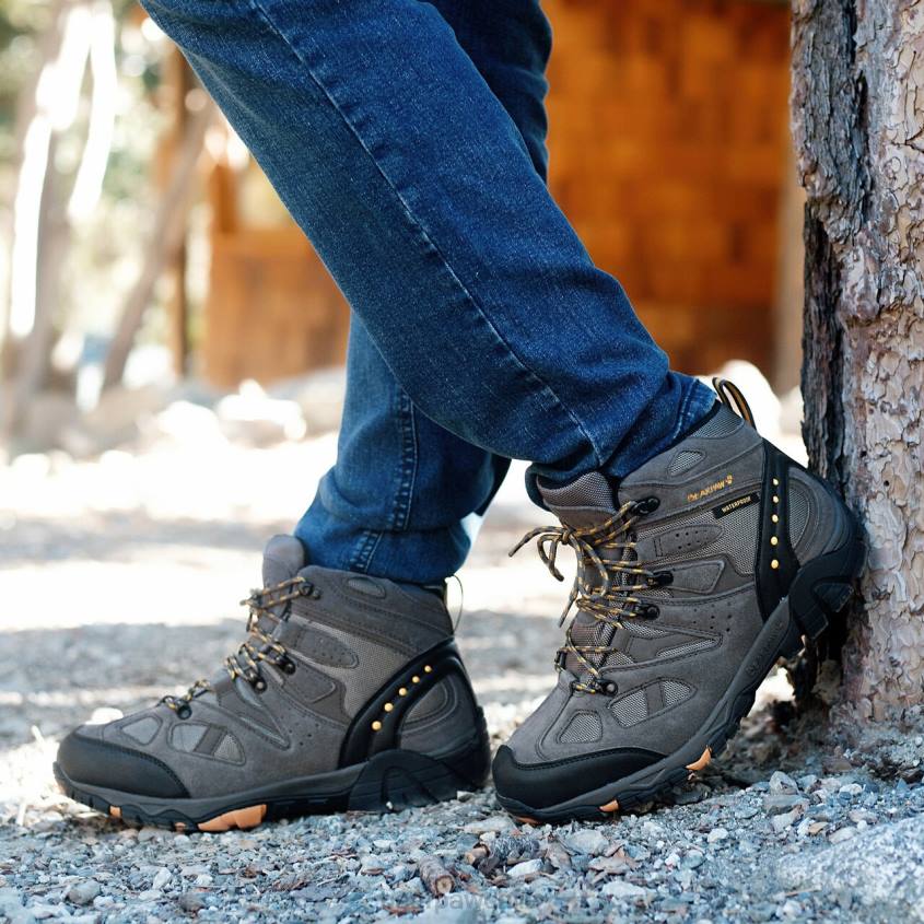caminantes BEARPAW brock ancho gris pardo hombres PD28547