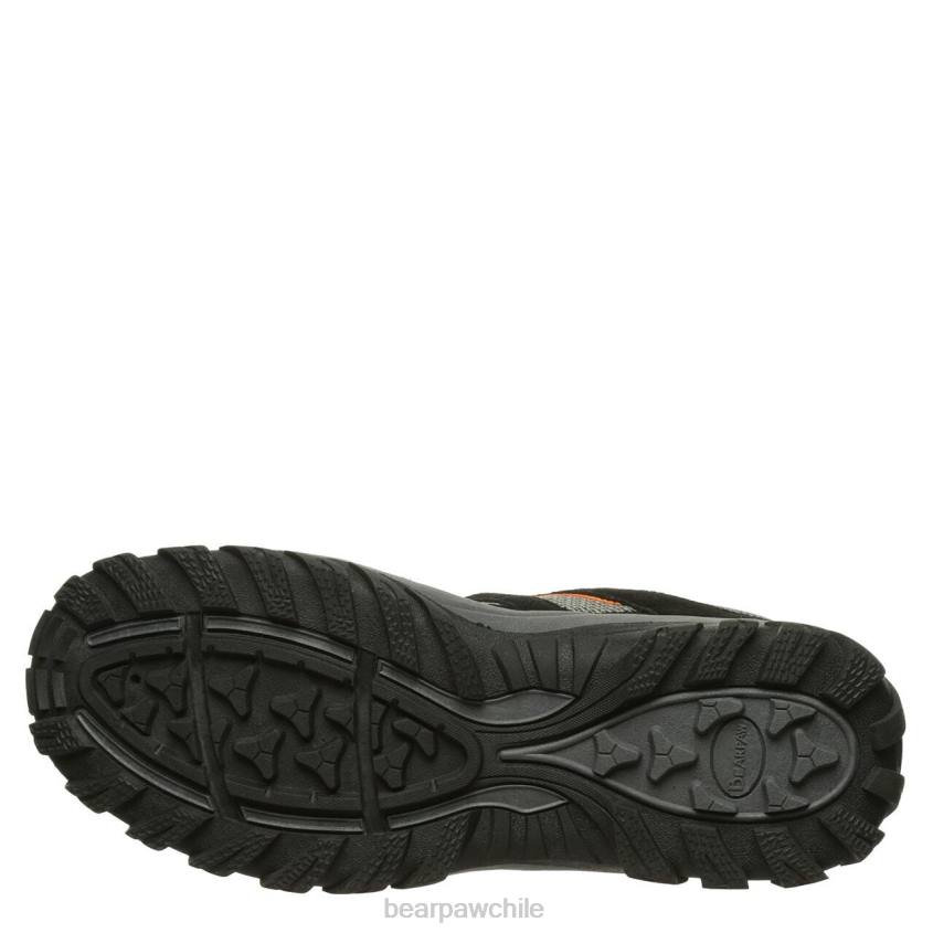 caminantes BEARPAW resplandor negro/naranja hombres PD28556