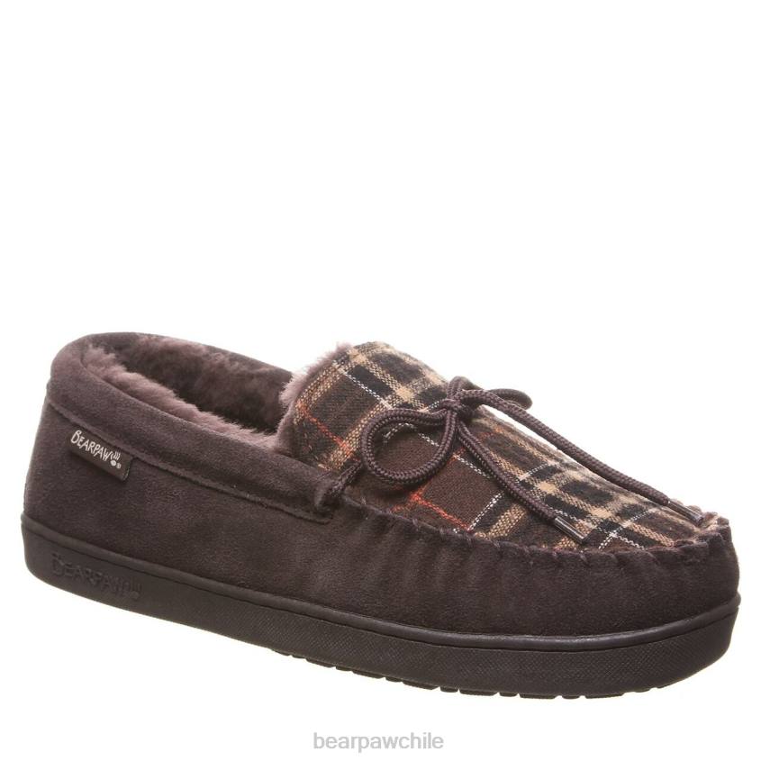 zapatillas BEARPAW moc ii chocolate multi punto hombres PD28541
