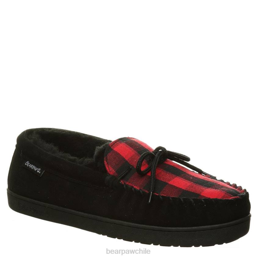 zapatillas BEARPAW moc ii punto múltiple negro hombres PD28542