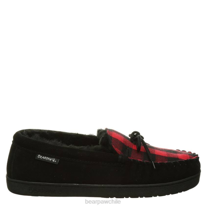 zapatillas BEARPAW moc ii punto múltiple negro hombres PD28542