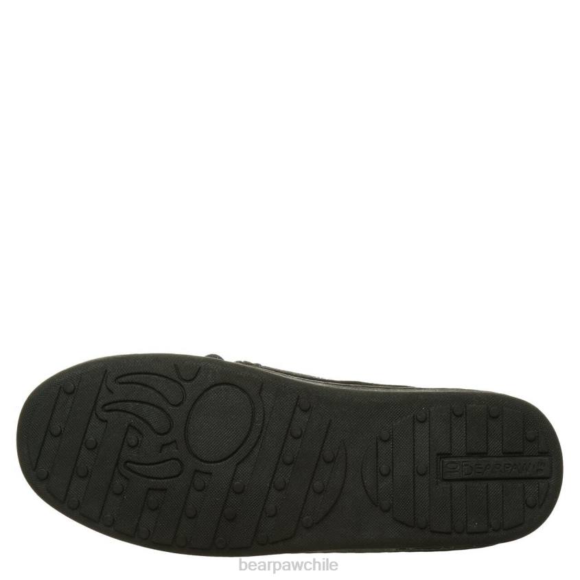 zapatillas BEARPAW moc ii punto múltiple negro hombres PD28542
