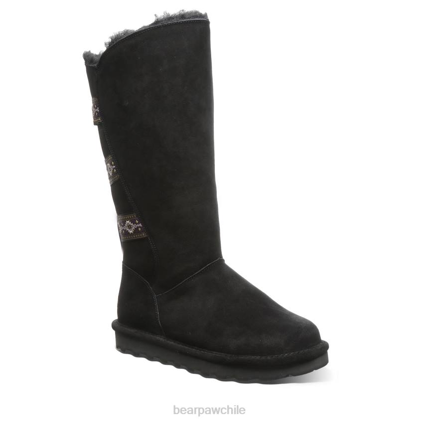botas BEARPAW Violeta negro mujer PD28122