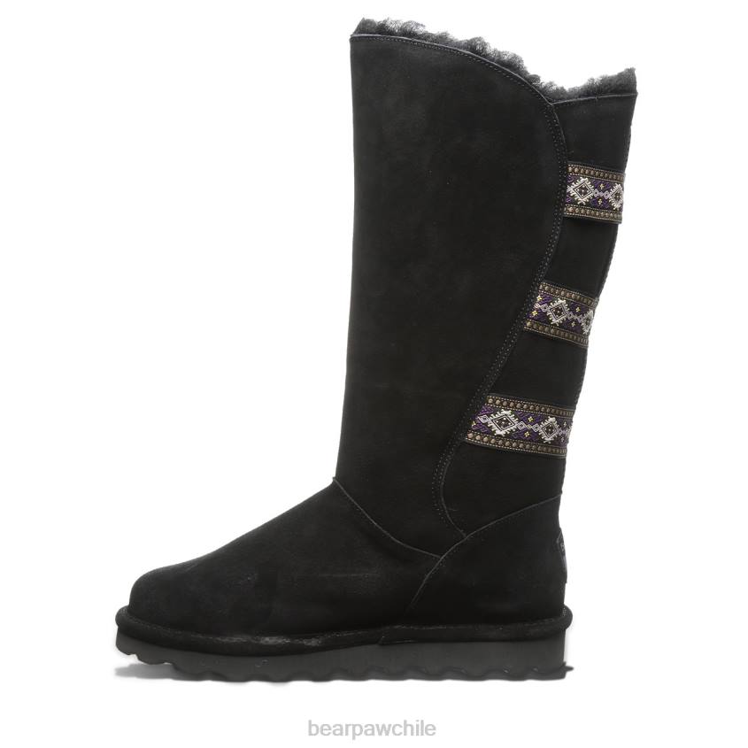 botas BEARPAW Violeta negro mujer PD28122