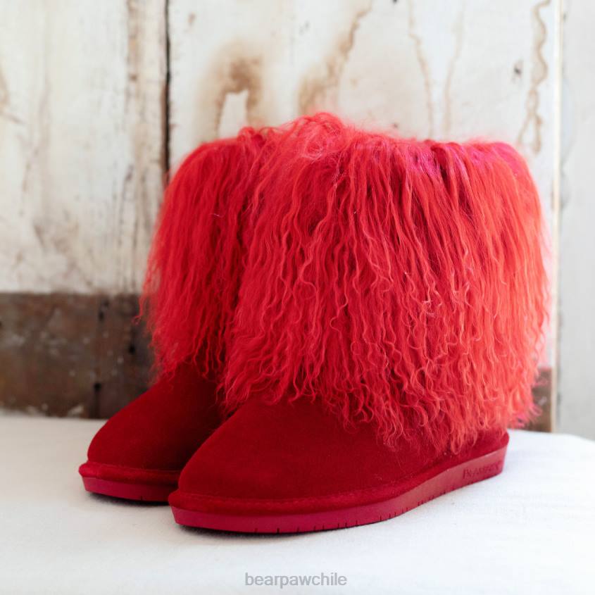 botas BEARPAW abucheo rojo mujer PD28132