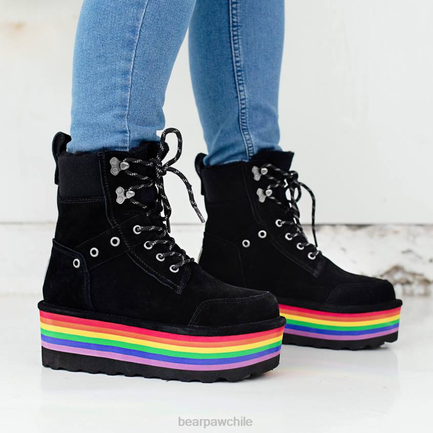 botas BEARPAW alicia retro negro mujer PD2814