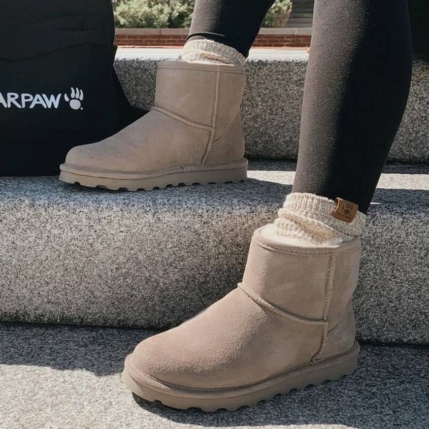 botas BEARPAW alyssa champiñón mujer PD2881