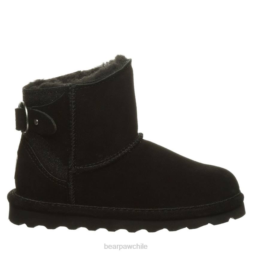 botas BEARPAW betty caviar negro mujer PD2848