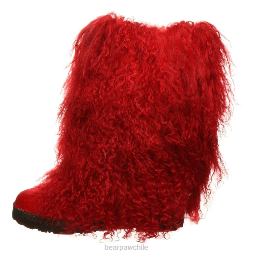 botas BEARPAW boetis rojo mujer PD28117