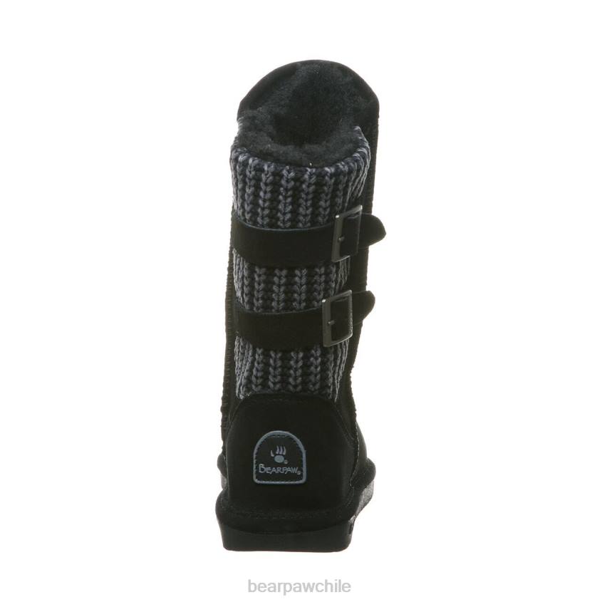 botas BEARPAW boshie ancho negro mujer PD28113