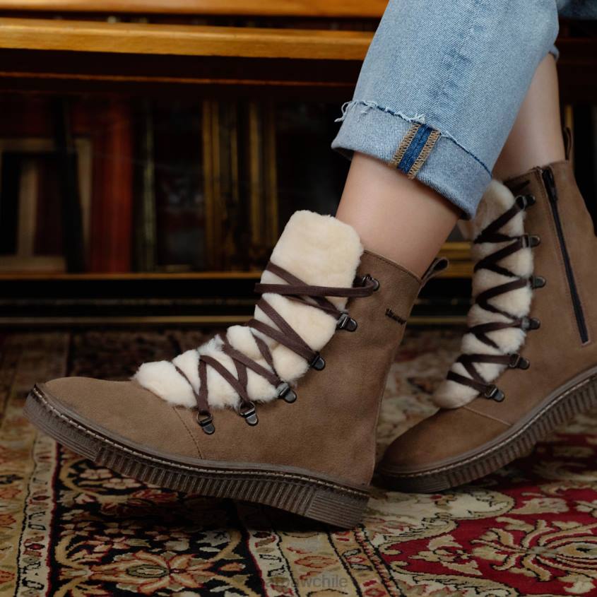 botas BEARPAW celeste gris pardo mujer PD284