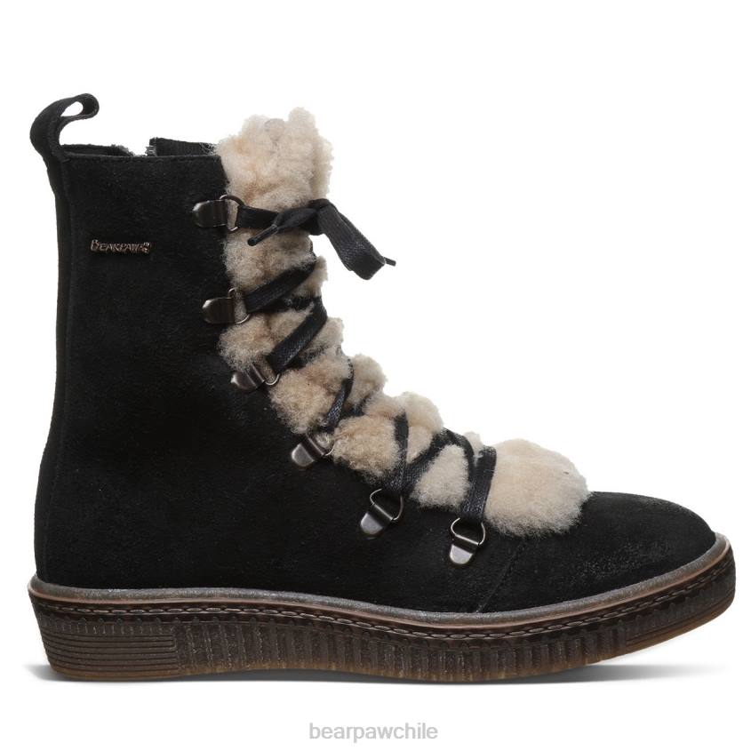 botas BEARPAW celeste negro mujer PD285