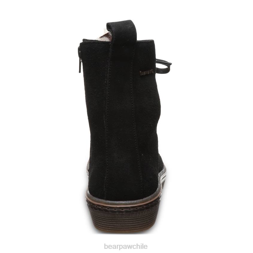 botas BEARPAW celeste negro mujer PD285