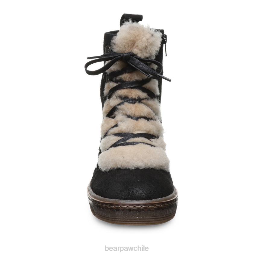 botas BEARPAW celeste negro mujer PD285