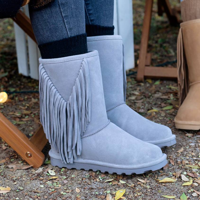 botas BEARPAW cherilyn niebla gris mujer PD2818