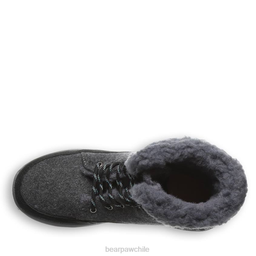 botas BEARPAW cheryl negro/gris mujer PD28141