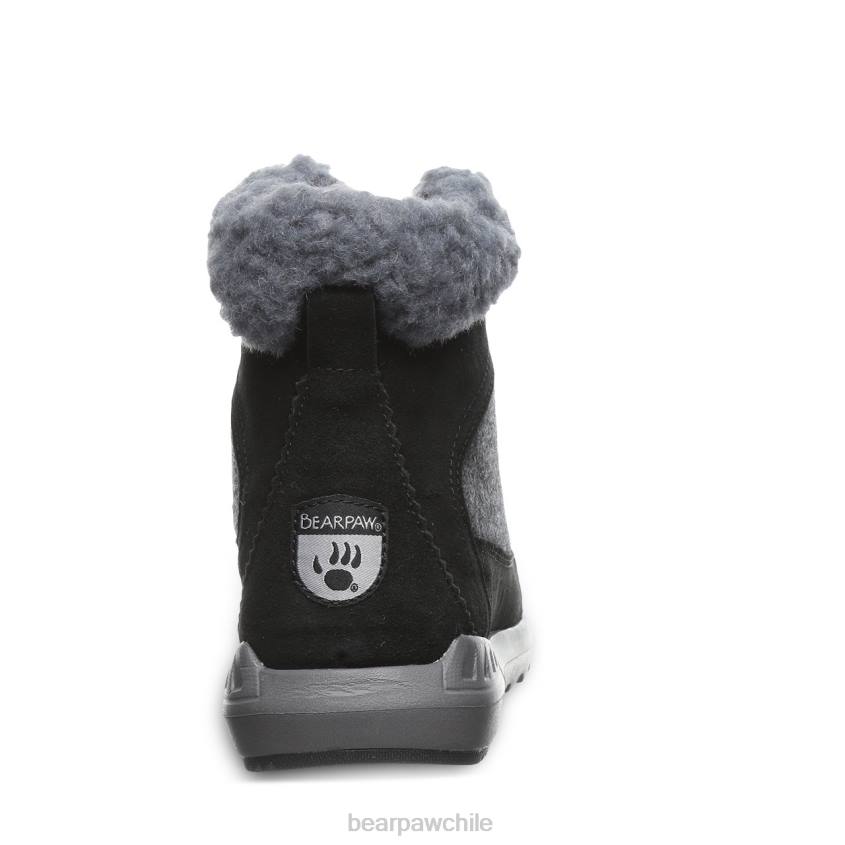 botas BEARPAW cheryl negro/gris mujer PD28141