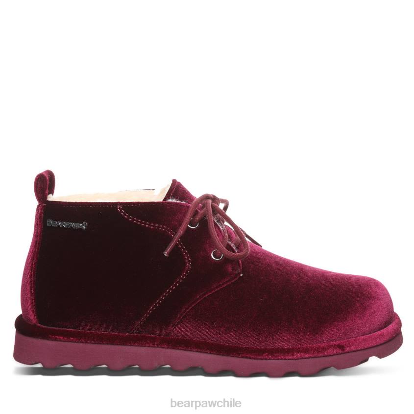 botas BEARPAW cielo terciopelo burdeos mujer PD2835