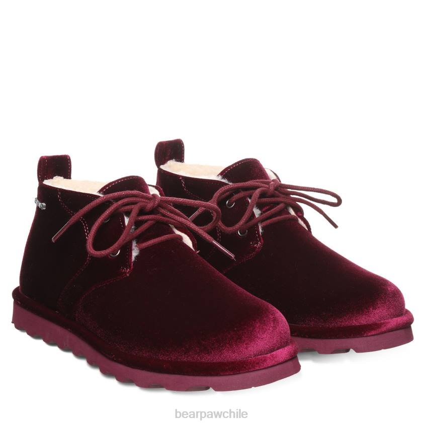 botas BEARPAW cielo terciopelo burdeos mujer PD2835