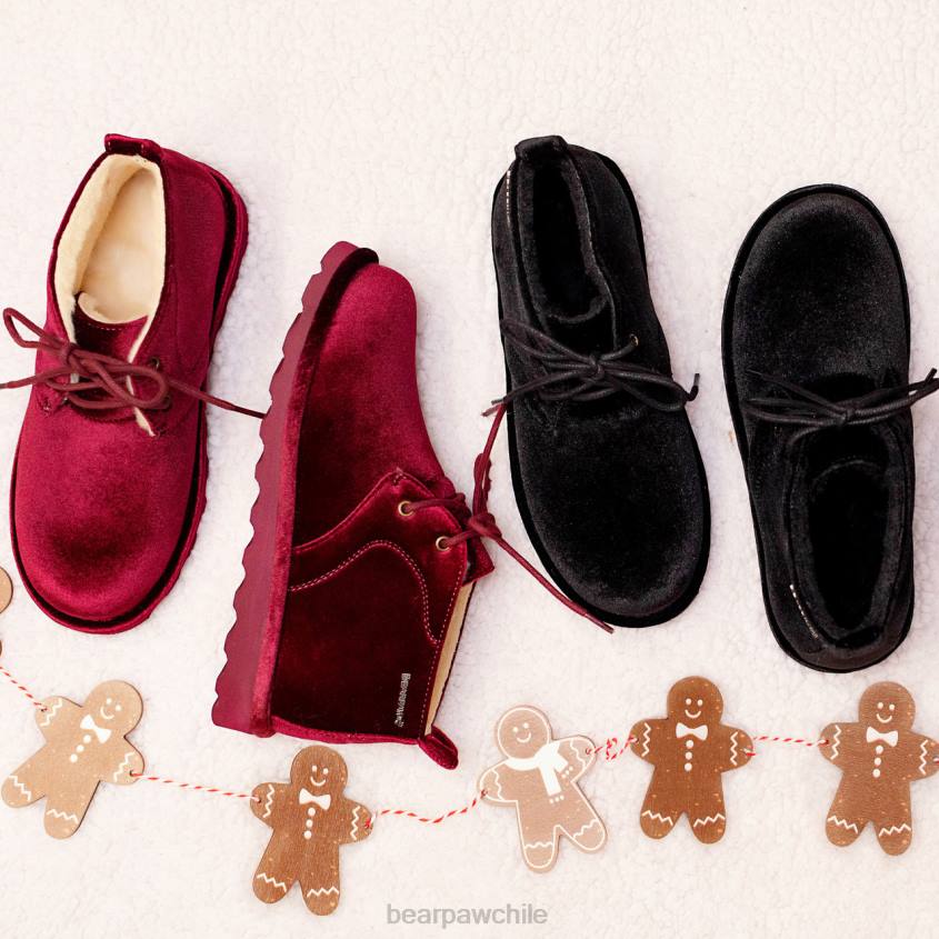 botas BEARPAW cielo terciopelo negro mujer PD2836