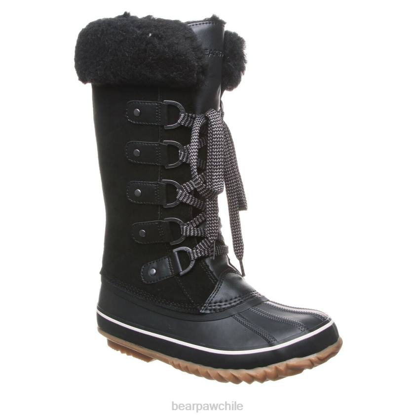 botas BEARPAW denali negro mujer PD28224
