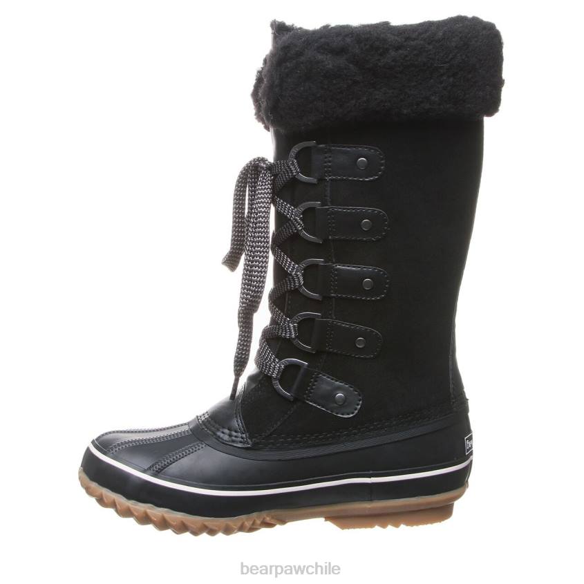 botas BEARPAW denali negro mujer PD28224