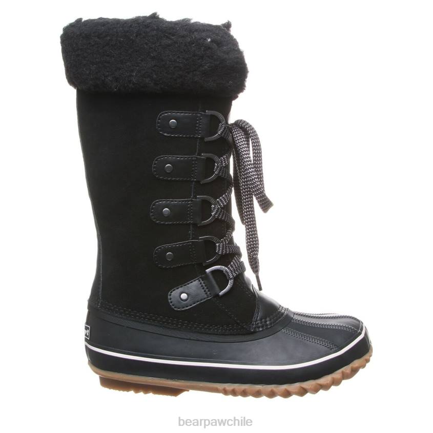 botas BEARPAW denali negro mujer PD28224