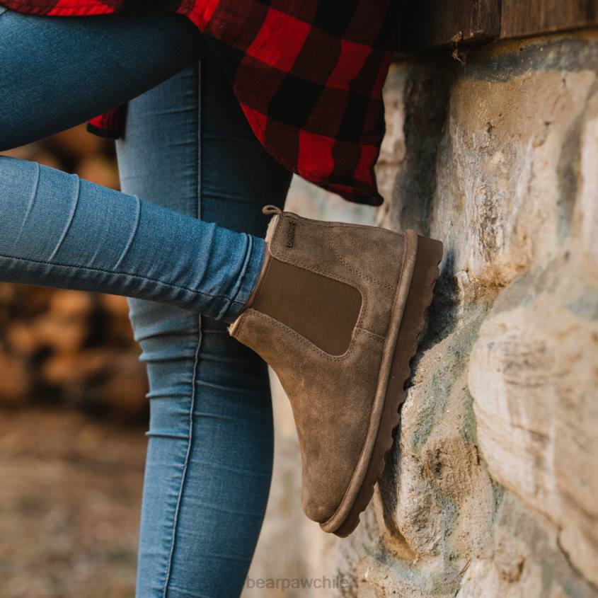 botas BEARPAW dibujó foca marrón mujer PD2850