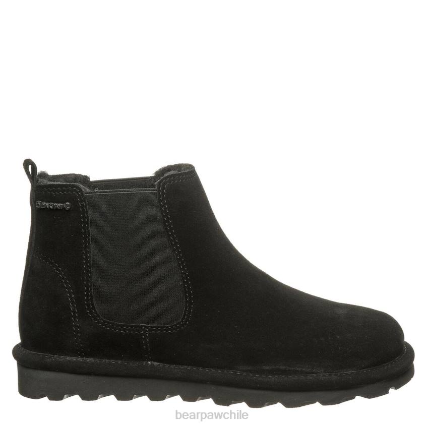 botas BEARPAW dibujó negro mujer PD2838