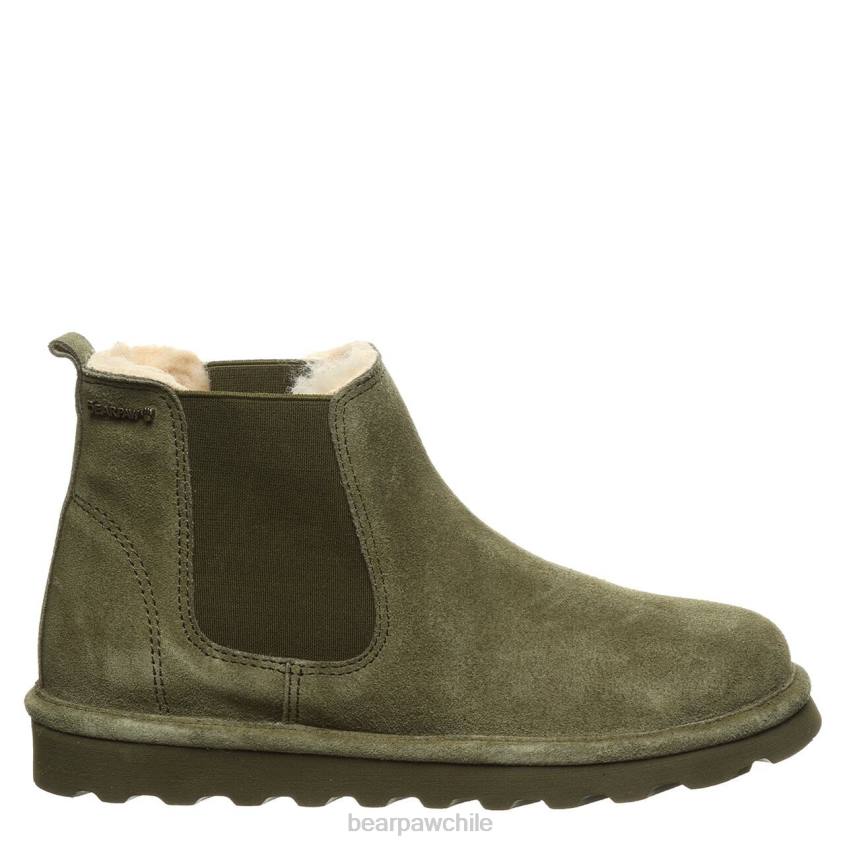 botas BEARPAW dibujó oliva oscuro mujer PD2849