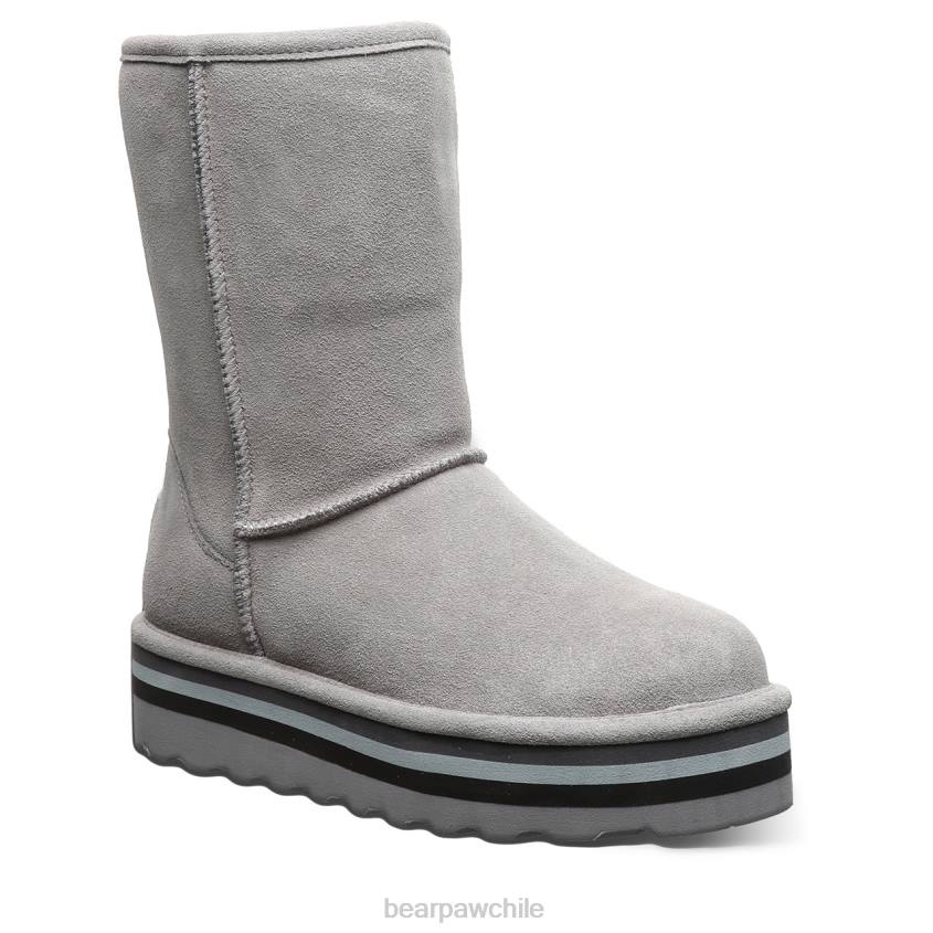 botas BEARPAW ella retro gris mujer PD28159