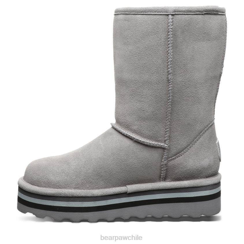 botas BEARPAW ella retro gris mujer PD28159