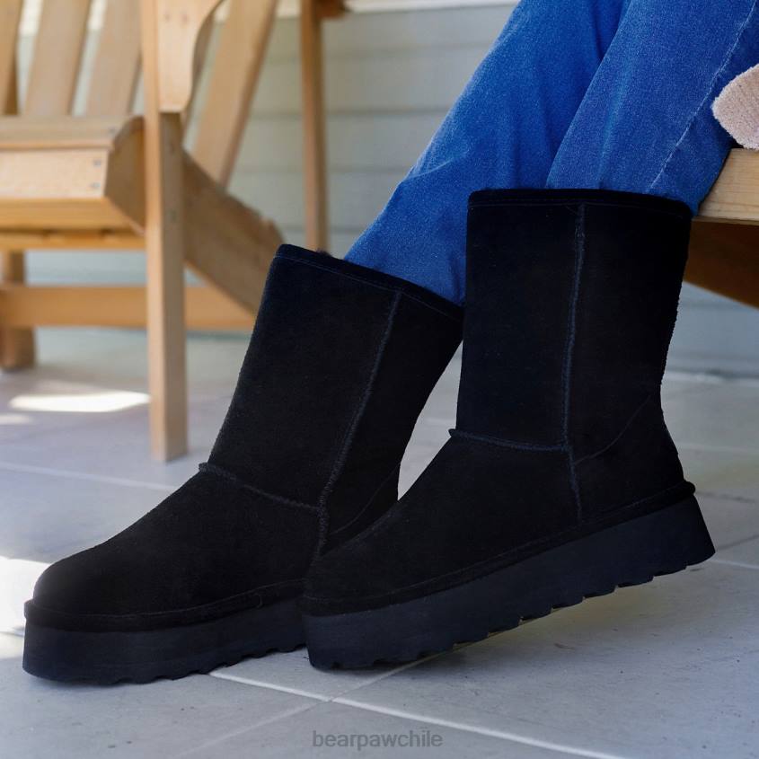 botas BEARPAW ella retro negro mujer PD28213