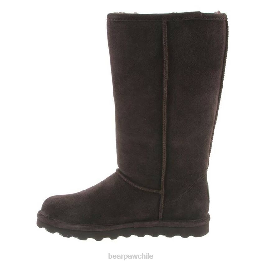 botas BEARPAW elle alto ancho chocolate mujer PD28241