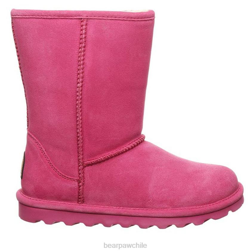 botas BEARPAW elle corto ancho fiesta rosa mujer PD28251