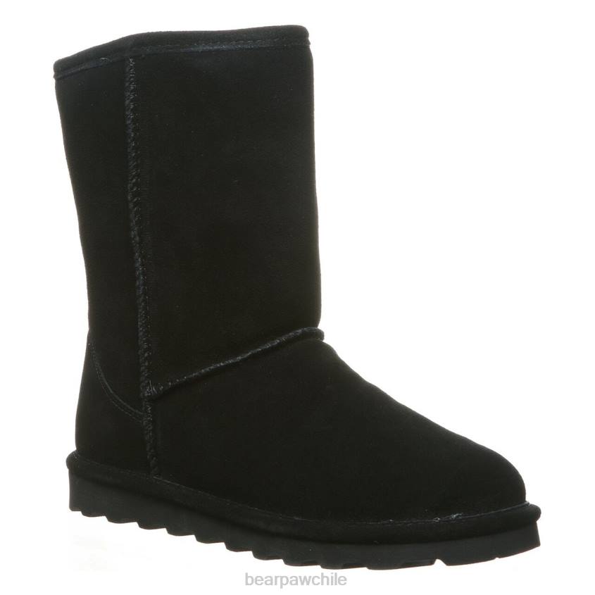 botas BEARPAW elle corto ancho negro mujer PD2896