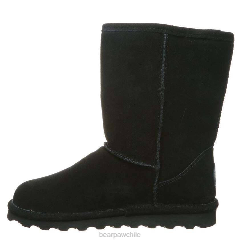 botas BEARPAW elle corto ancho negro mujer PD2896