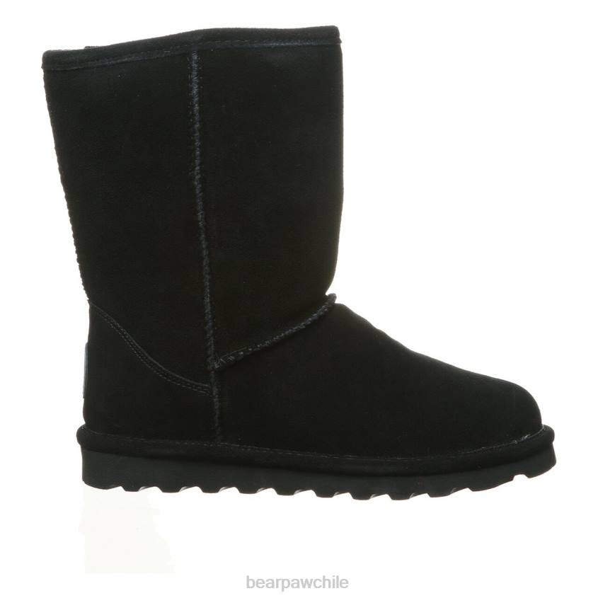 botas BEARPAW elle corto ancho negro mujer PD2896