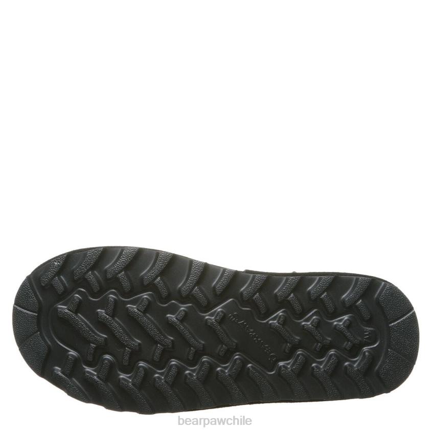 botas BEARPAW elle corto ancho negro mujer PD2896