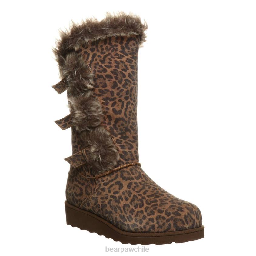 botas BEARPAW genevieve leopardo mujer PD28227