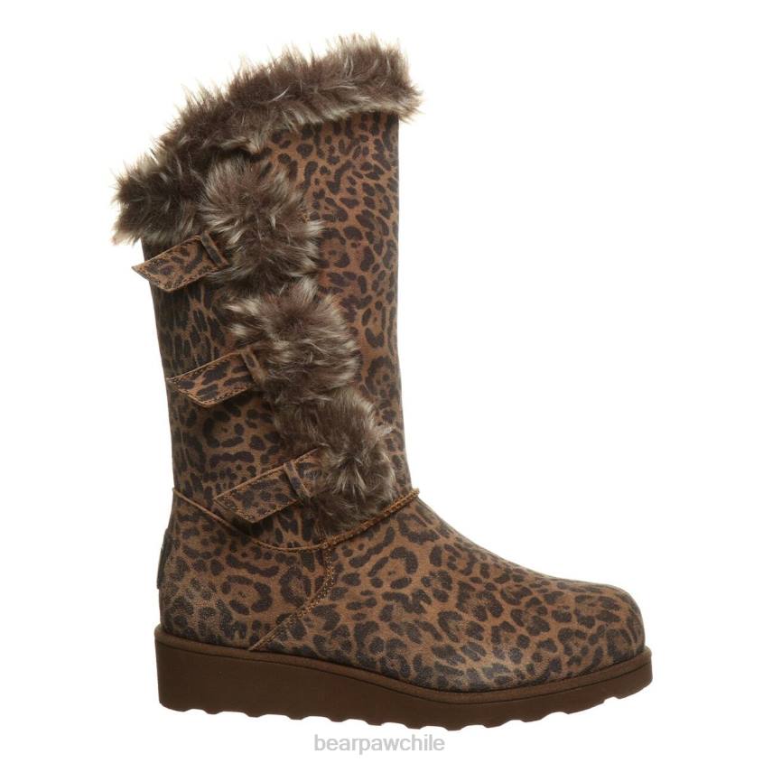 botas BEARPAW genevieve leopardo mujer PD28227
