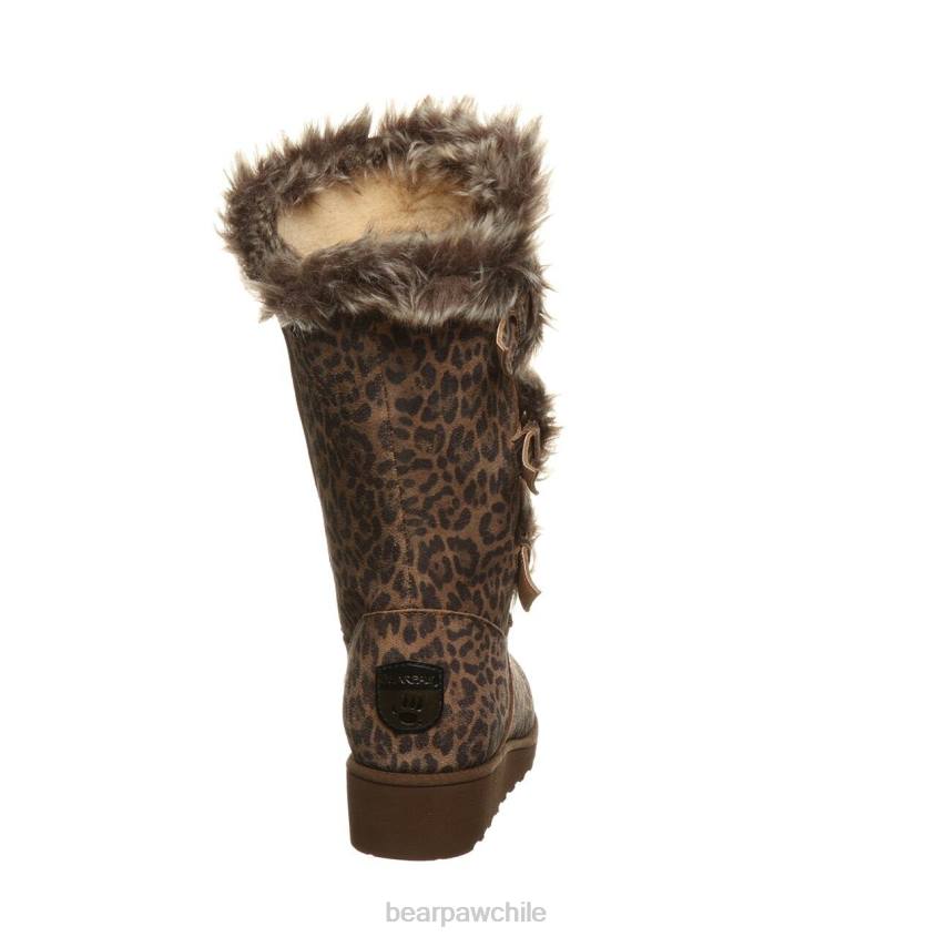 botas BEARPAW genevieve leopardo mujer PD28227