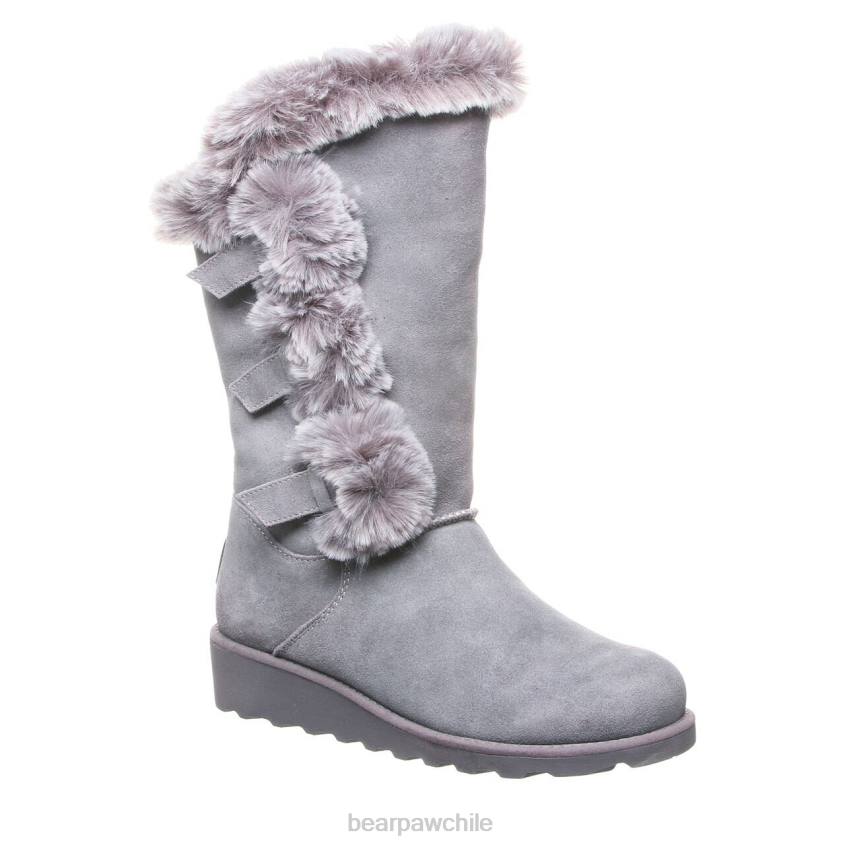botas BEARPAW genevieve niebla gris mujer PD2869