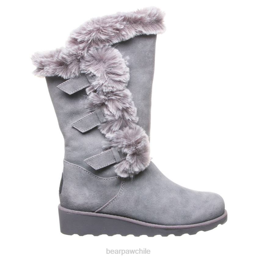 botas BEARPAW genevieve niebla gris mujer PD2869
