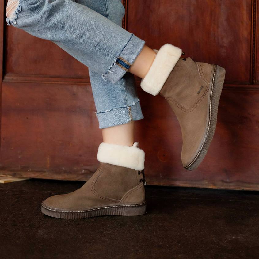 botas BEARPAW leticia gris pardo mujer PD287