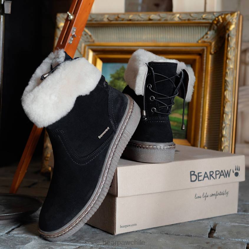botas BEARPAW leticia negro mujer PD288