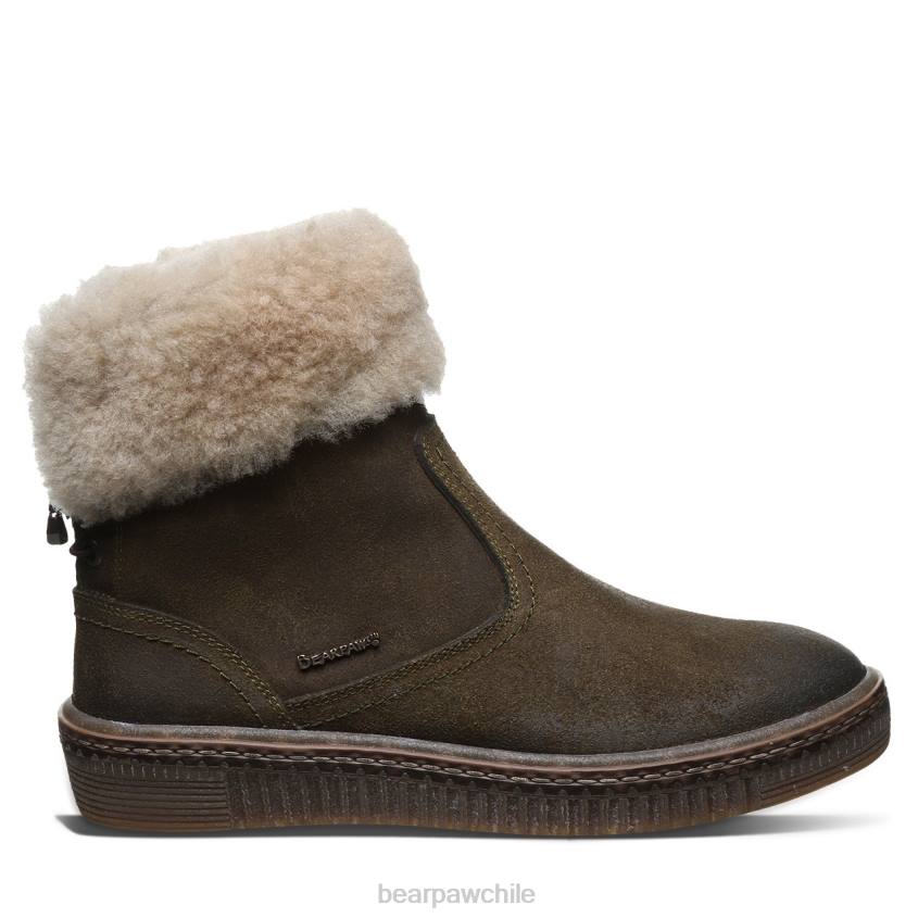 botas BEARPAW leticia verde militar mujer PD286