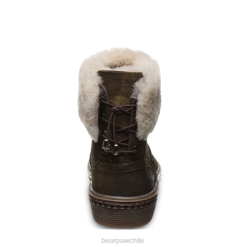 botas BEARPAW leticia verde militar mujer PD286